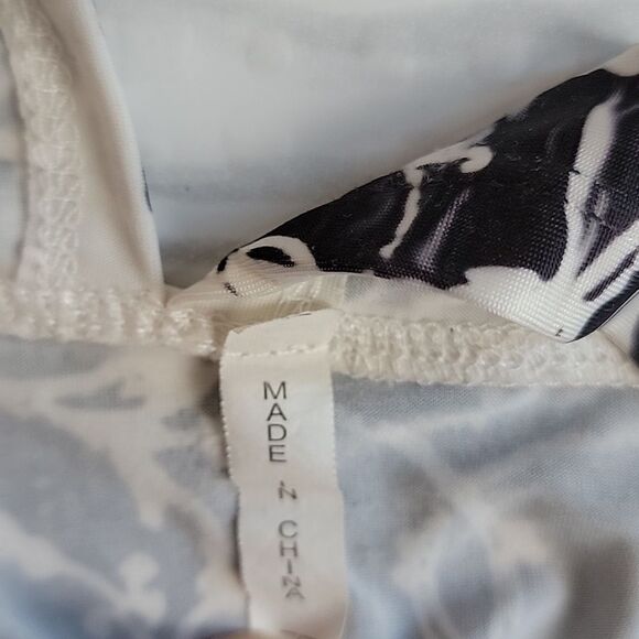 Unbranded Summer Halter Dress In Black And White Womens Size M - Picture 8 of 10